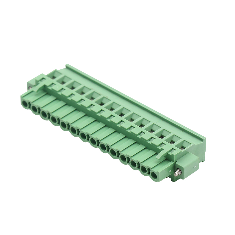 মহিলা সবুজ 5.08MM PCB টার্মিনাল ব্লক